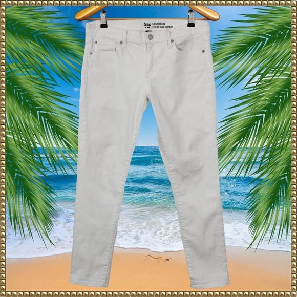 GAP Denim - 🌟HP🌟Gap girlfriend coupe white skinny jeans size 8R